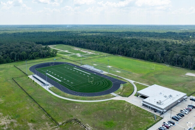 Students at Keefer Crossing Middle School can hone their athletic abilities on the fields.