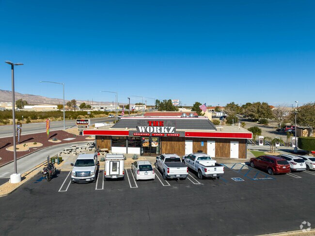 The Workz is a popular burger joint where you can get premium burgers and other delights.