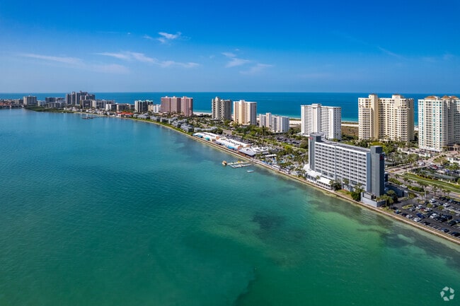 Sand Key is filled with mostly secured condominiums & hotels.