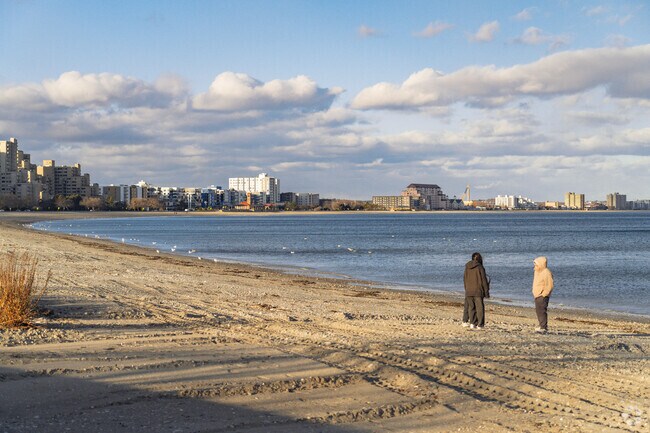 Locals of Cliftondale walk around Revere Beach and enjoy the beautiful views along the coast.