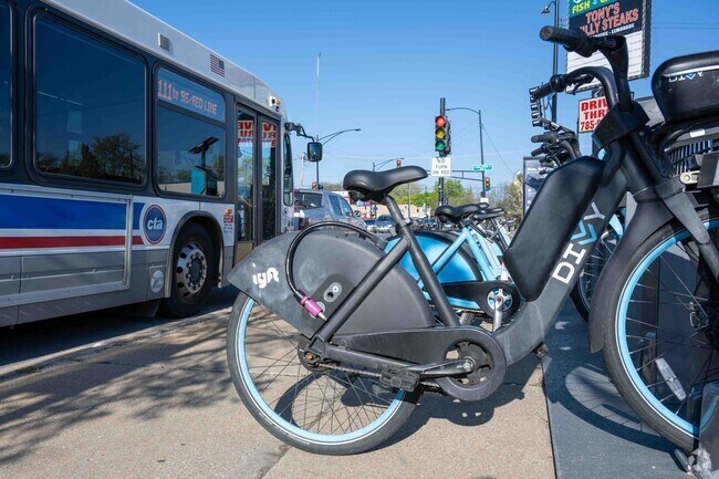 Divy and the CTA Bus are one of the modes of transportation in West  Pullman.