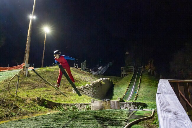 Mount Washington is home to some of the country's best up-and-coming ski jumpers.