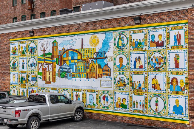 Salem Street offers many art murals to enjoy during your walks in the town.