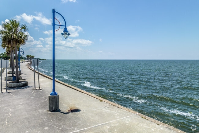 Lake Pontchartrain is located just north of Milneburg.