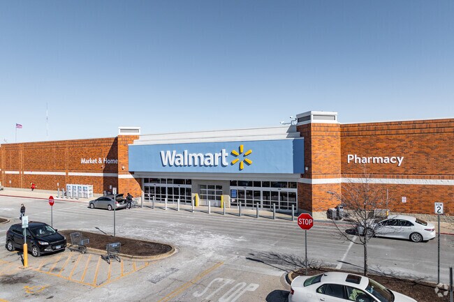 Walmart in Elk Grove Village West is one of many grocery and retail stores in the area.
