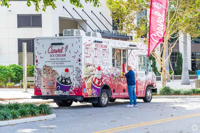 Savor ice cream from the local food truck Carvel close to Arden Park.