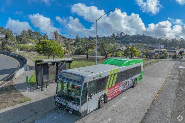 Strawberry residents can get around using the Marin Transit.