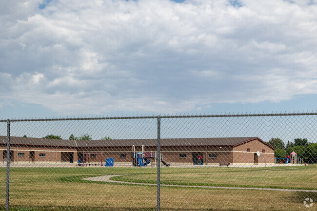 South playgrounds at at Discovery Elementary School.