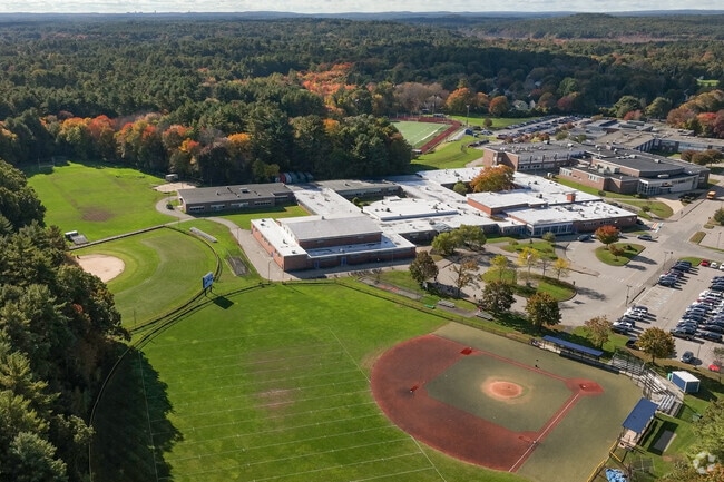 Thomas Blake Middle School is located next to Medfield High School.