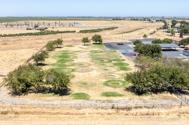 The playfield at Romero Elementary School in Santa Nella.