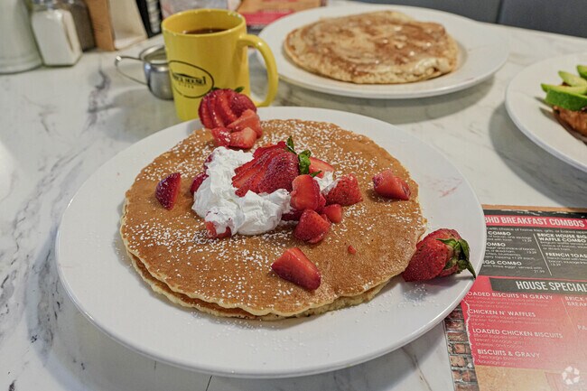 Pancakes are a favorite at Brickhouse Diner on the Blvd in Rosedale.