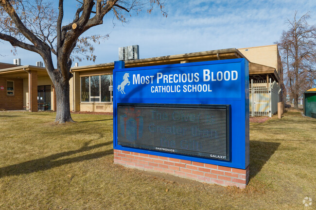 Most Precious Blood in Denver Colorado on a warm winter day.