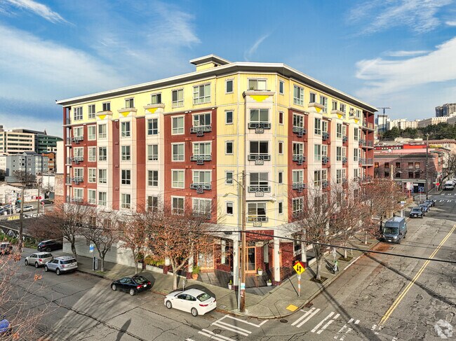 Condominiums are typical in Chinatown-International District.