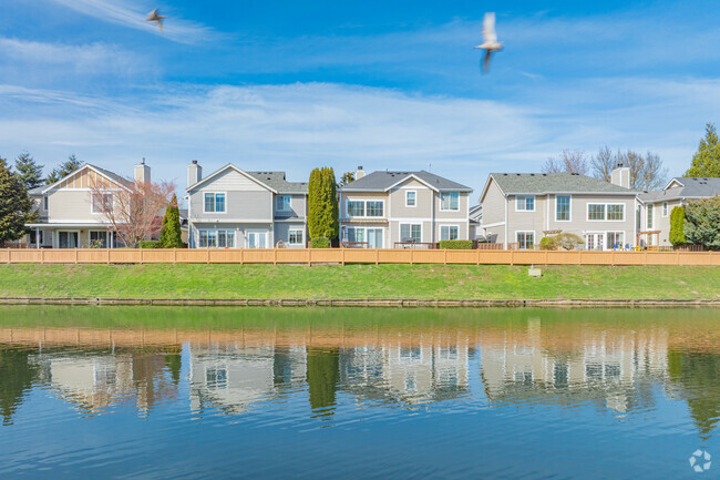 Most of The Lakes' homes are condos, but there are some areas with single family houses.