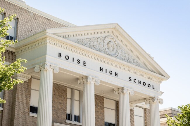 Older students in Downtown Boise attend Boise High School.