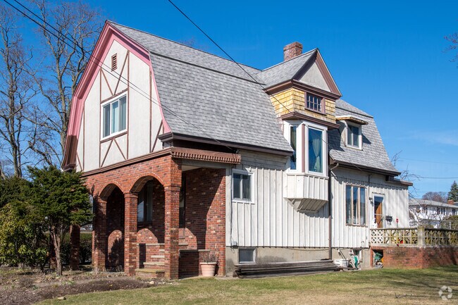 Eclectic house styles abound in Laurel Hill, Cranston.