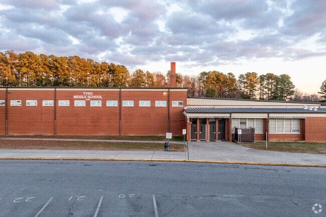 Tyro Middle School provides an intermediate public education for students.