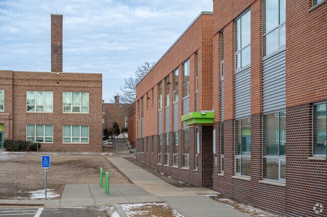 Hiawatha College Prep - Northrop sits adjacent to Hiawatha Leadership Academy.
