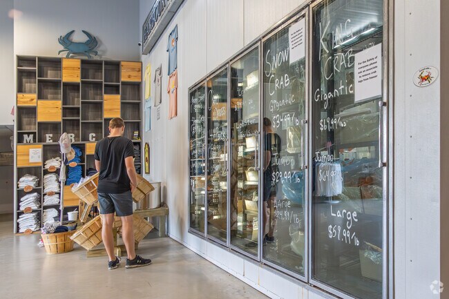 Harbour House Crabs in Bressler has a huge variety of fresh seafood, merchandise and more.