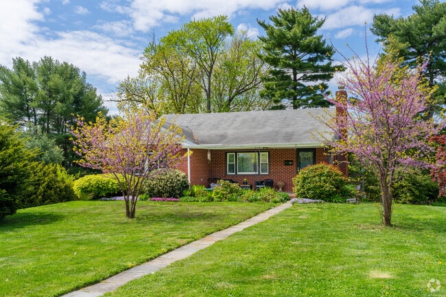 Farther from downtown, Norristown homes include lush front lawns.