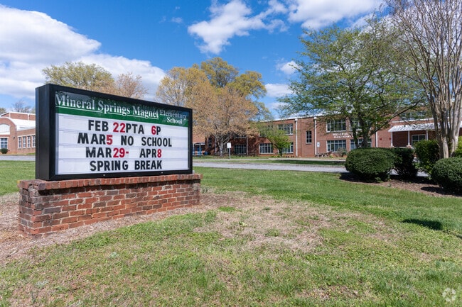 Mineral Springs Elementary School is a public magnet school located in Winston-Salem.
