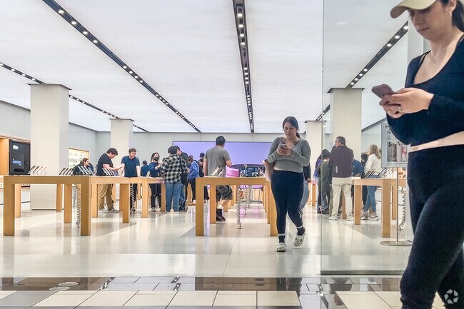 Brea Mall has many popular vendors including the Apple Store.
