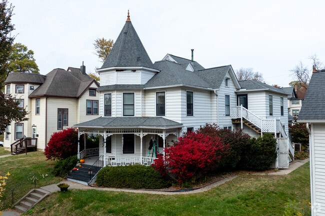 Goosetown features an eclectic mix of architectural styles, including some Gothic designs.