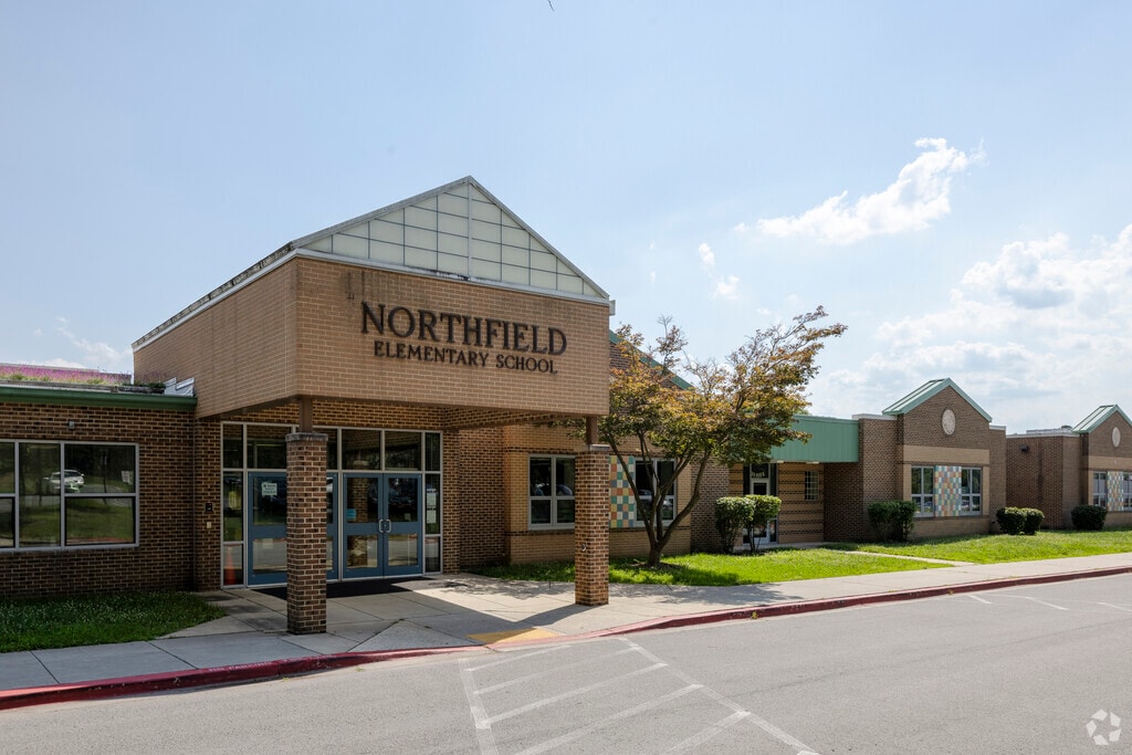 Northfield Elementary front entrance in Ellicott City.