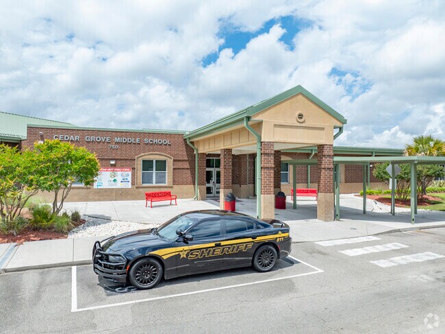 Cedar Grove Middle School collaborates with Communities In Schools to offer mentoring programs, where students engage in activities that build character and set personal goals.