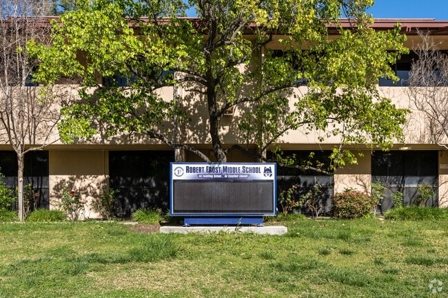 Robert Frost Middle School serves Porter Ranch with strong academics and an A-minus rating.