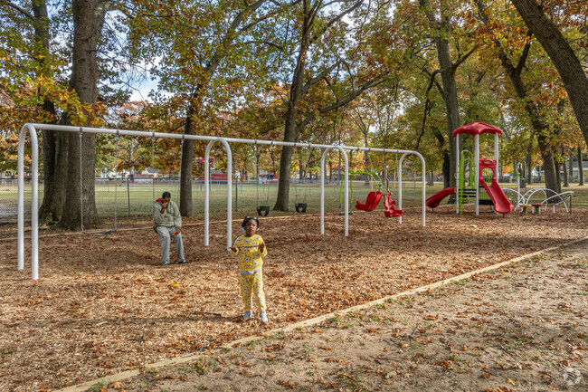 Sheldon Park in Muskegon has a playground for kids and their parents to enjoy.