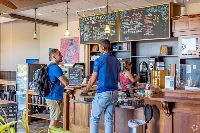 Start your morning off right with a drink from Navah Coffee House in Legacy Ridge.