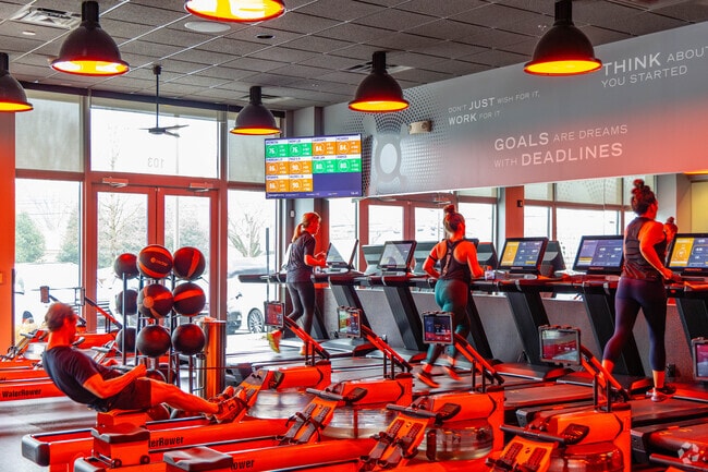 Crieve Hall residents can join an Orange Theory fitness class in Seven Springs.