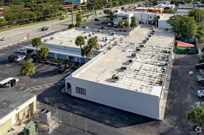 Bird's eye view of The Embassy Academy in Oakland Park, FL.