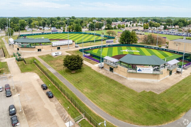 Braun Stadium is home to the Purple Aces and held its first official game on March 10, 2020.