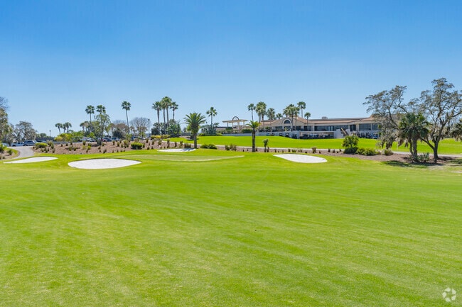 The golf courses in Sugar Mill are maintained with friendly staff.