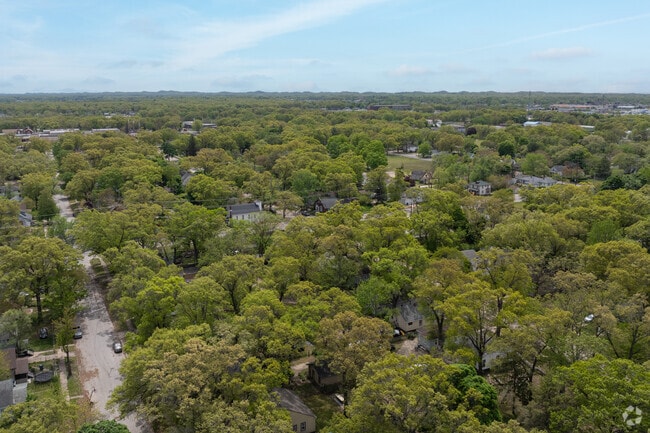 Muskegon Heights is a heavily wooded neighborhood with mature trees on every street.