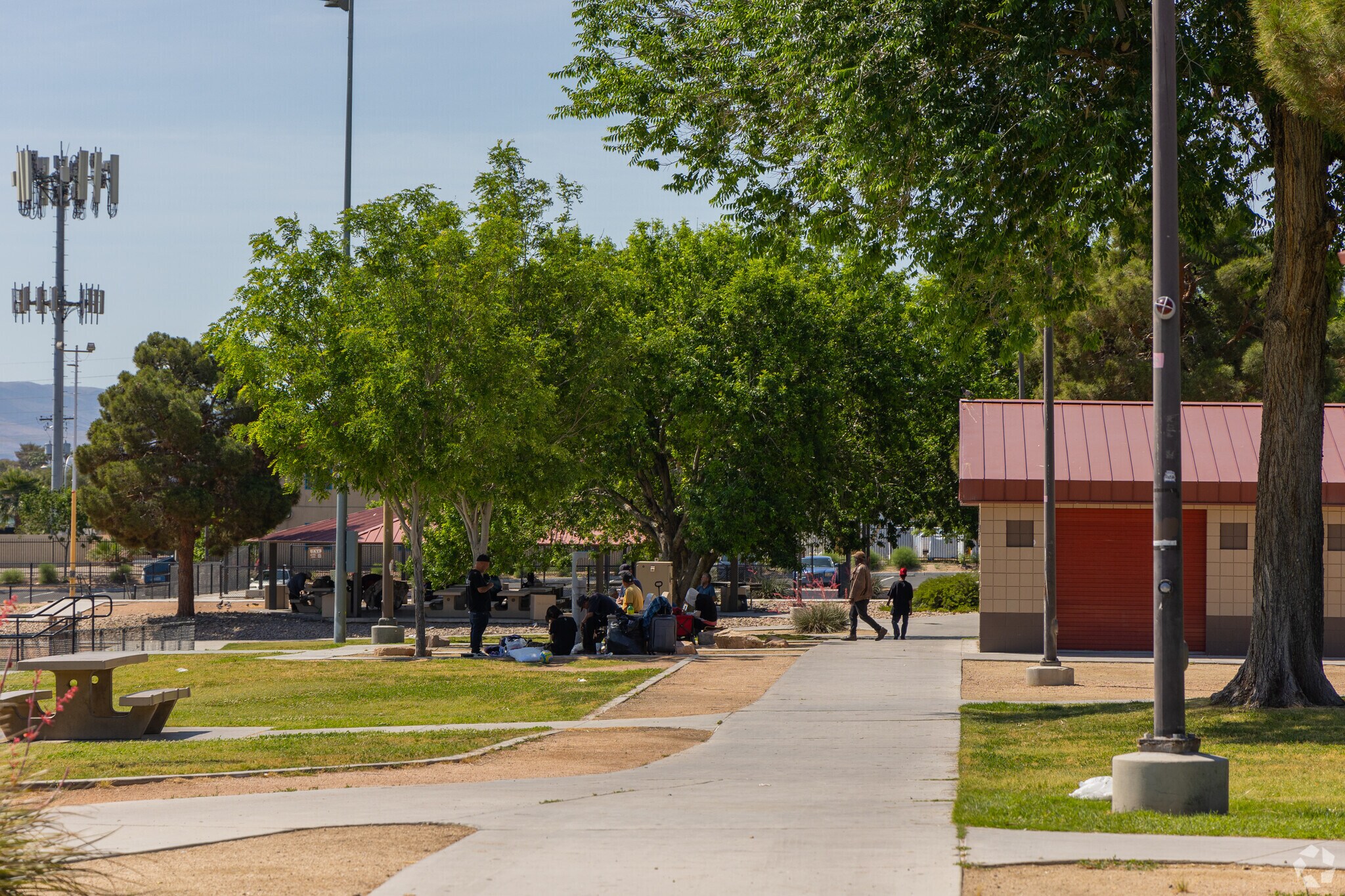 Huntridge residents gather at Justice Myron E. Leavitt & Jaycee Community Park to enjoy the day.