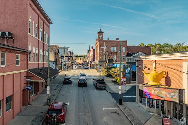 Downtown Irwin is full life all year round.