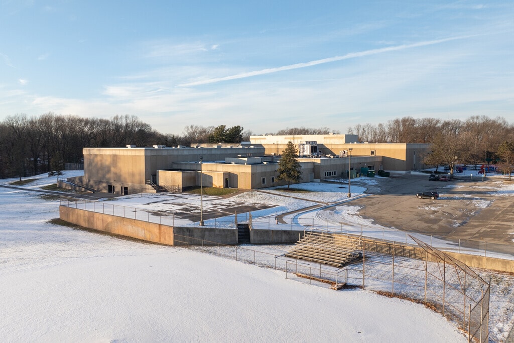 Dickinson Fine Arts Academy has a large playground and sports field.