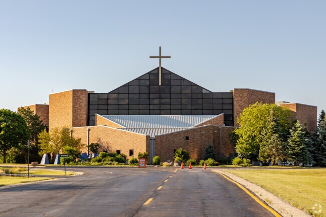 Christ Community Church is a house of worship with presence in the community along Randall Rd.