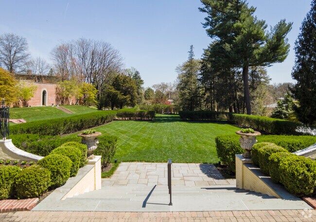 Evergreen Museum & Library, located near Radnor-Winston, spans 17 acres.