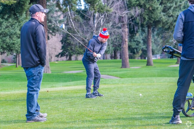 Locals play an afternoon round at Foster Golf Links near Thorndyke.