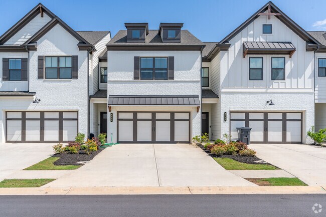 Mundy Mill has many modern new build townhomes in quiet communities.