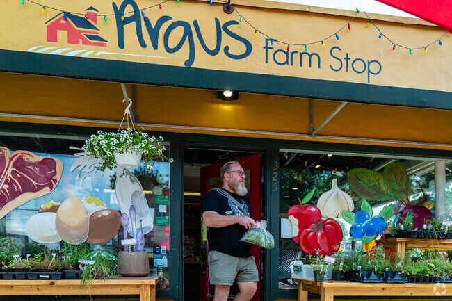 Argus Farm Stop offers local produce a short walk from Downtown Ann Arbor.