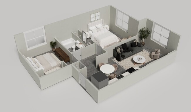 2-Bedroom Rendering
