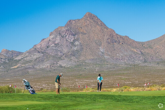 Radium Springs golfers can enjoy a day on the green at Red Hawk Golf Club about 15 minutes away.