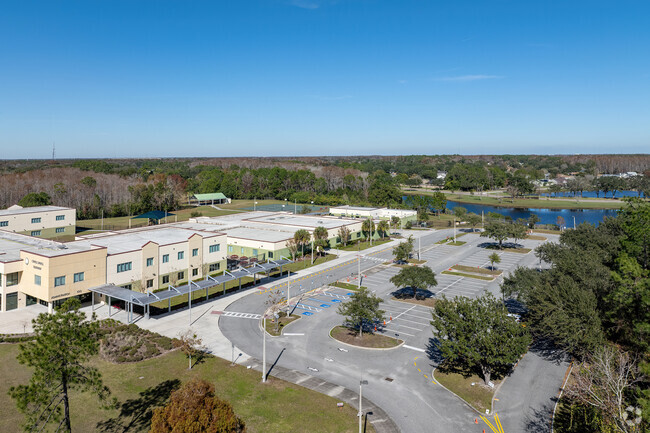 Cypress Springs Elementary School offers abundant parking on the east side.