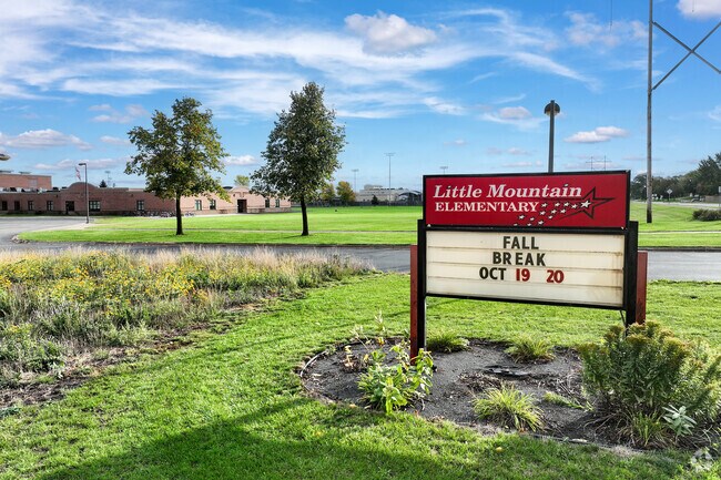 The student-teacher ratio at Little Mountain Elementary is 14 to 1.