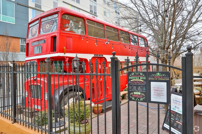 The Double D, housed in a London bus, is one of the most recognized dessert spots in Asheville.